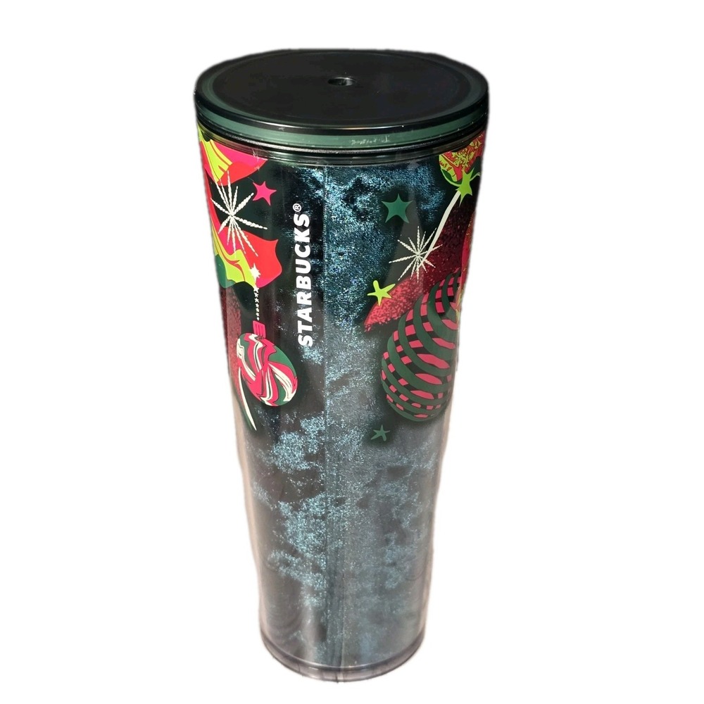 ❄️ Starbucks Holiday 2023‎ Cold Cup Tumbler – 24oz – No Straw Topper – New